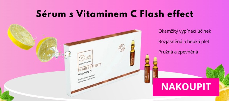 Ampulky séra na pleť s vitaminem C.